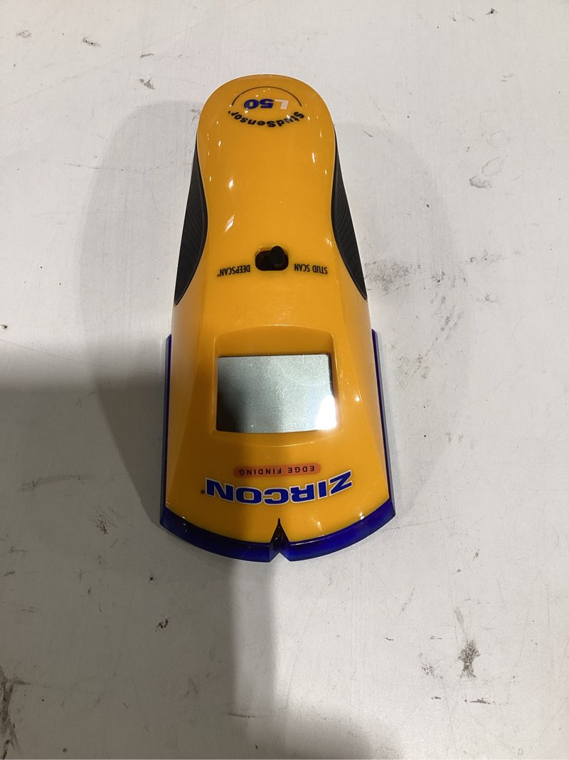 Condition photo showing Good Condition for zircon wirewarning e50 6.66 in. l x 2.80 in. w stud sensor 1-1/2 in. 1 pc