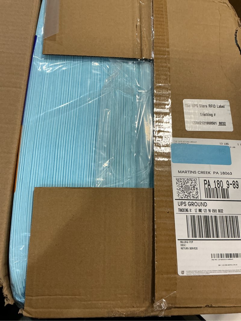 Condition photo showing New/Like New for Chucks Pads Disposable [100-Pack] Adult Incontinence Underpads 23"x36" Large Super Absorbent Protective Bed Pads, Leak-Proof Pads – Pee Pads for Kids, Adults and Pets – Dog & Puppy Training Pads 23" x 36"