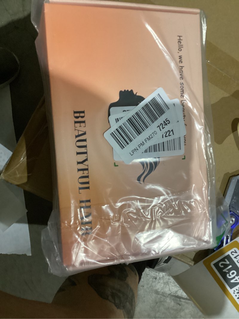 Condition photo showing New/Like New for GORGIUS Veralux Blend Shaggy Haircuts Ombre Curly Wig with Bangs Honey Colored Wig Crafted with Style-Archive Technology: Premium Fiber & Remy Human Hair Blended, Realistic Look with True Scalp Honey Colored 20 Inch