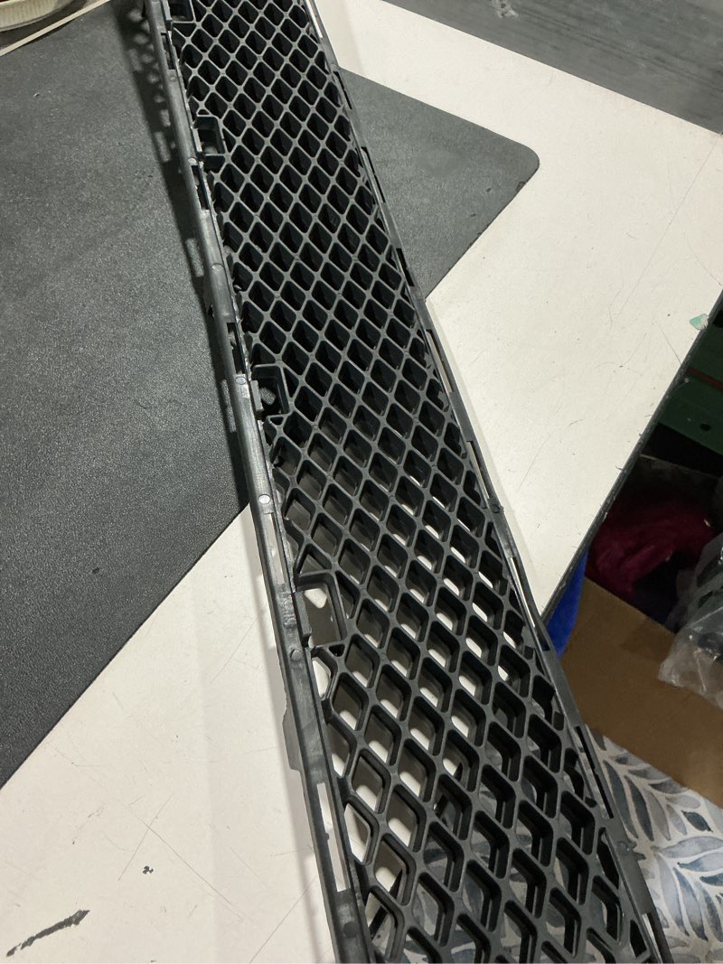 Condition photo showing Good Condition for front bumper lower grille compatible with subaru wrx 2015 automotive grille front bumper lower grill guard, gloss black