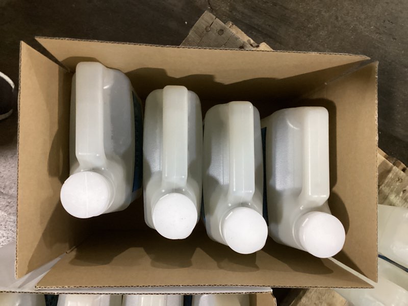 Condition photo showing Good Condition for box of four bottles.. mrs. meyer's clean day 33-fl oz rainwater hand soap