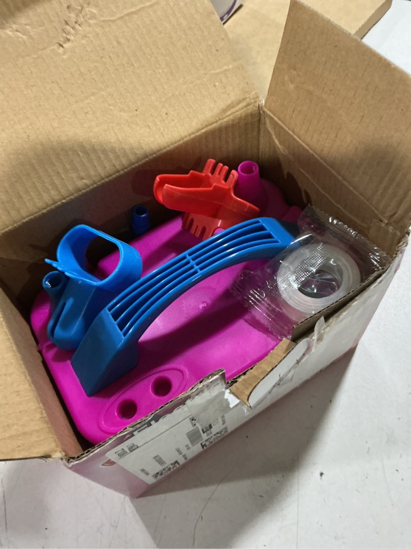 Condition photo showing As Is for pcfing balloon pump electric, portable balloons inflator blower machine with balloon tie tool & dual nozzle small