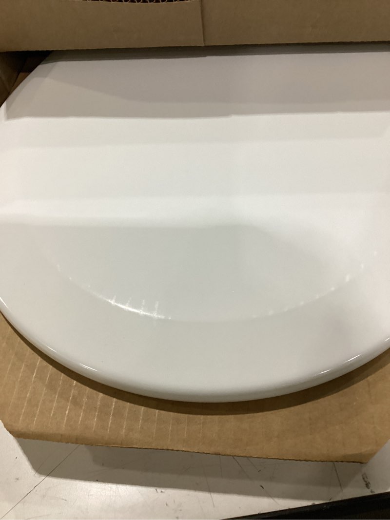 Condition photo showing Good Condition for bemis 500ec 390 toilet seat with easy clean & change hinges, 1 pack round, cotton white