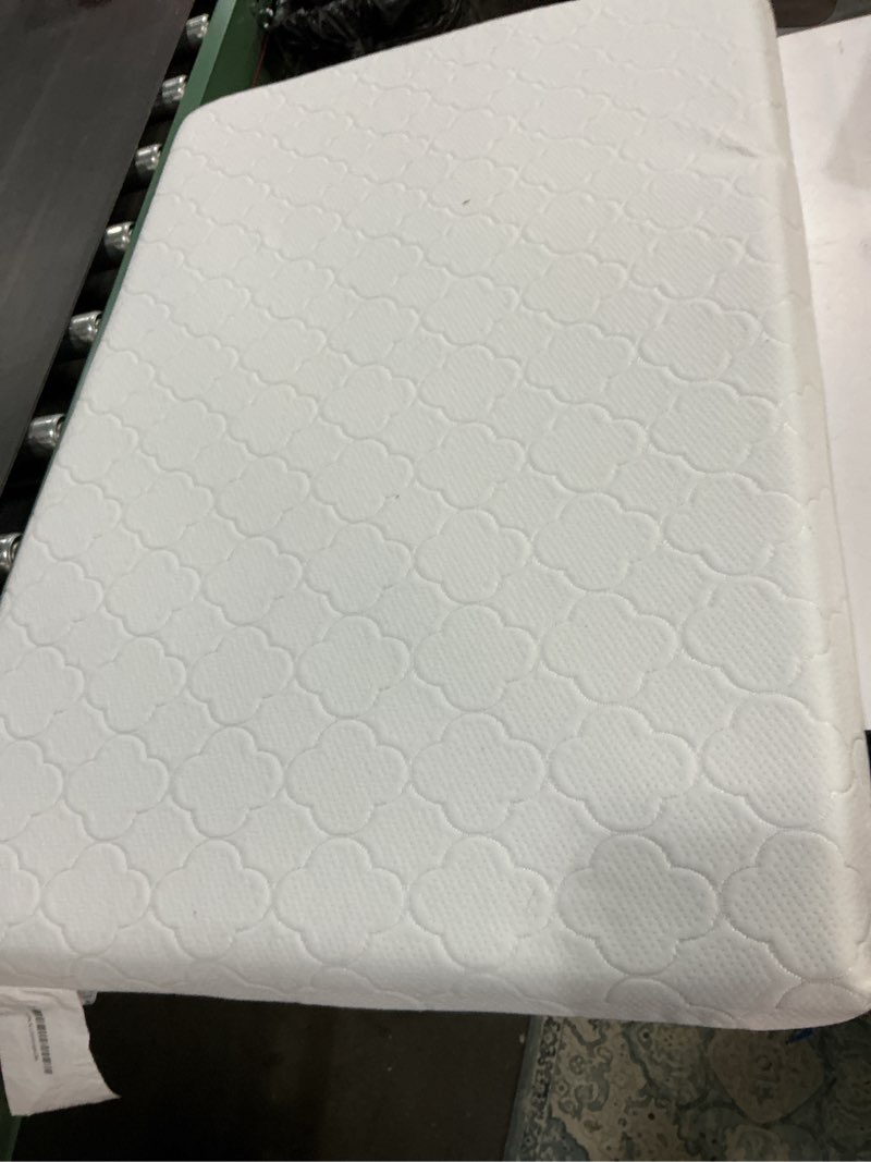 Condition photo showing As Is for Dual Sided Pack and Play Mattress, 3 Inch Thick Soft & Firm Memory Foam Breathable Portable Pack n Play Mattresses, 4 in1 Baby Playpen Mattresses with Removable Washable Cover - 38x26x3 Inch