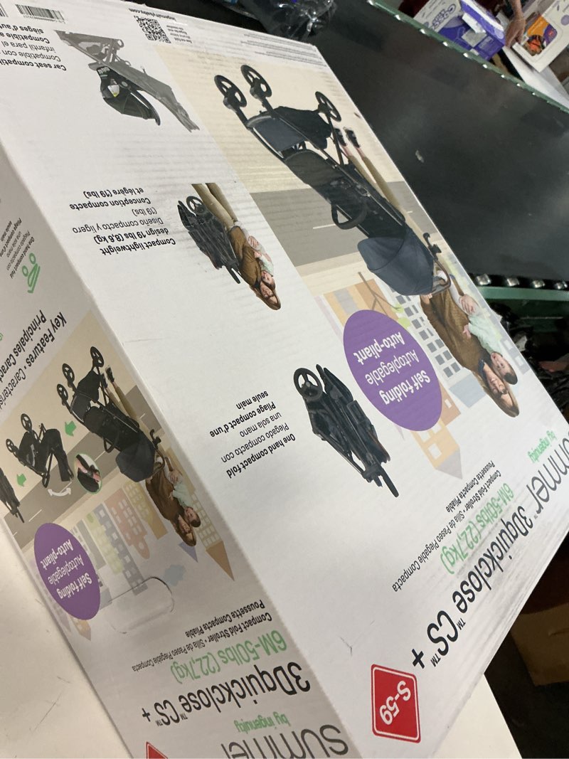 Condition photo showing New/Like New for ingenuity 3d quick close cs+ compact fold stroller - deep ocean