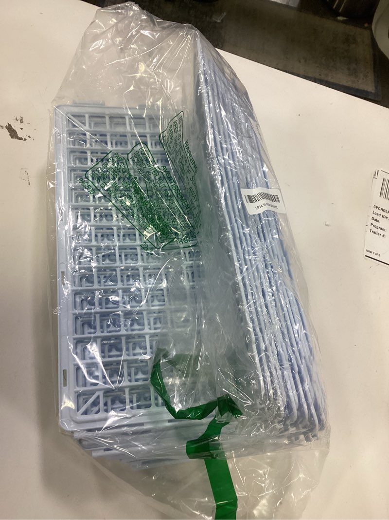 Condition photo showing New/Like New for 12 PCS Under Couch Blocker for Furniture Bed Couch Stop Small Item Toys from Getting Under The Sofa, Plastic Under Bed Blocker for Pets Dogs Cats-White