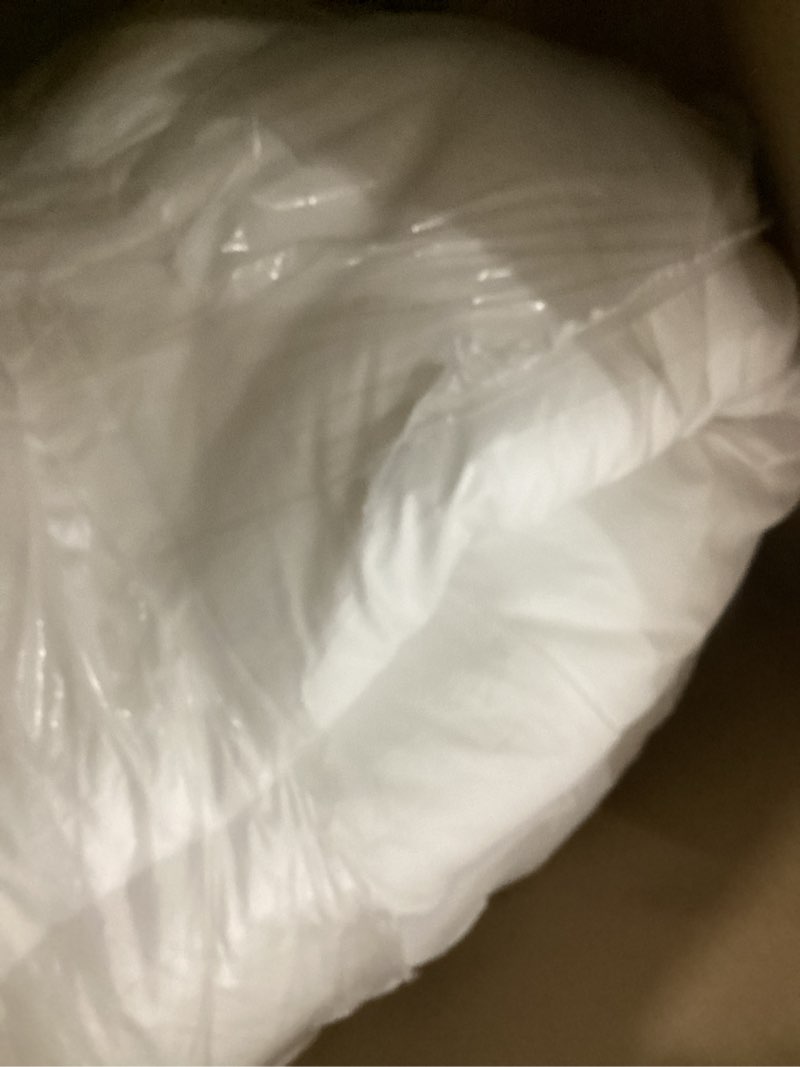 Condition photo showing Good Condition for bedsure white duvet cover queen size - 3 pieces prewashed cotton-like polyester extra soft bedding set, includes 1 duvet cover 90x90 inches with zipper closure & 2 pillow shams, comforter not included 00 - white (no comforter) queen (90" x 90")