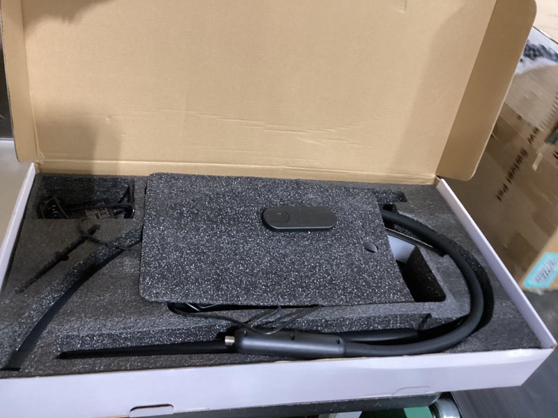 Condition photo showing Good Condition for lash light, 23 inch bling diamond half moon light for eyelash extensions, nail art, tattoo art and skincare, adjustable color modes and flexible, with tool tray (black)