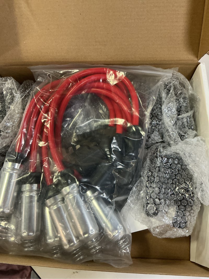 Condition photo showing Good Condition for UF413 Square Ignition Coils Pack & 41962 Double Iridium Spark Plugs & 10MM Spark Plug Wires for Chev