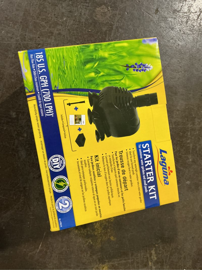 Condition photo showing New/Like New for Laguna Container Water Gardens and Small Ponds Starter Kit