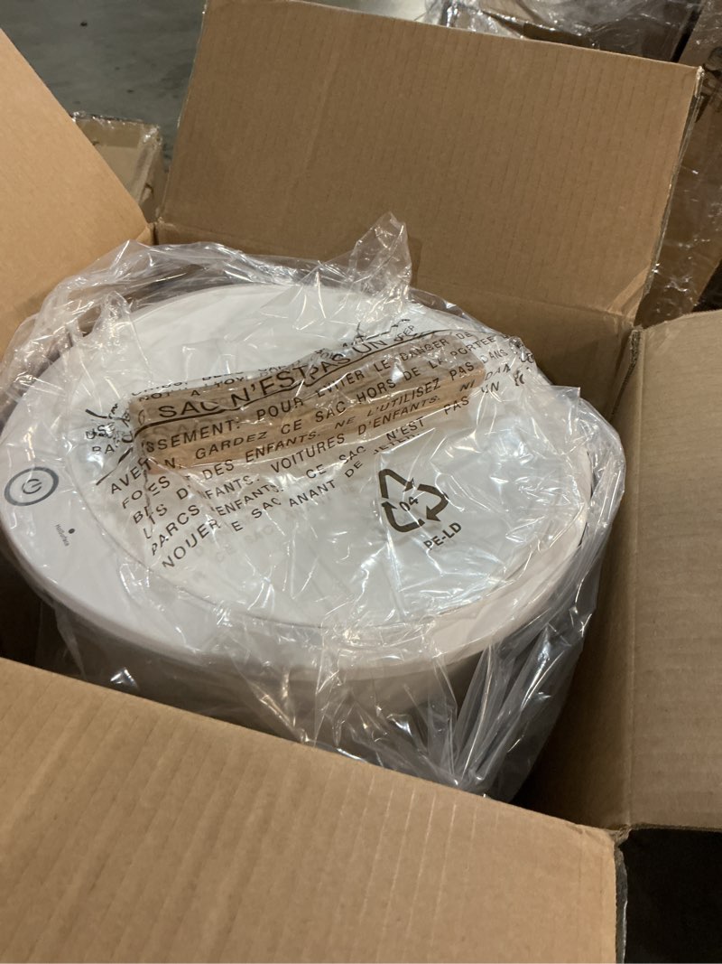 Condition photo showing As Is for Keenray Towel Warmer, Luxury Towel Warmer Bucket, Large Towel Warmer for Bathroom, Auto Shut Off, Fits Up to Two 40"X70" Oversized Towels, Bathrobes, Blankets, PJ's and More, CL1 A-Classic White 20L