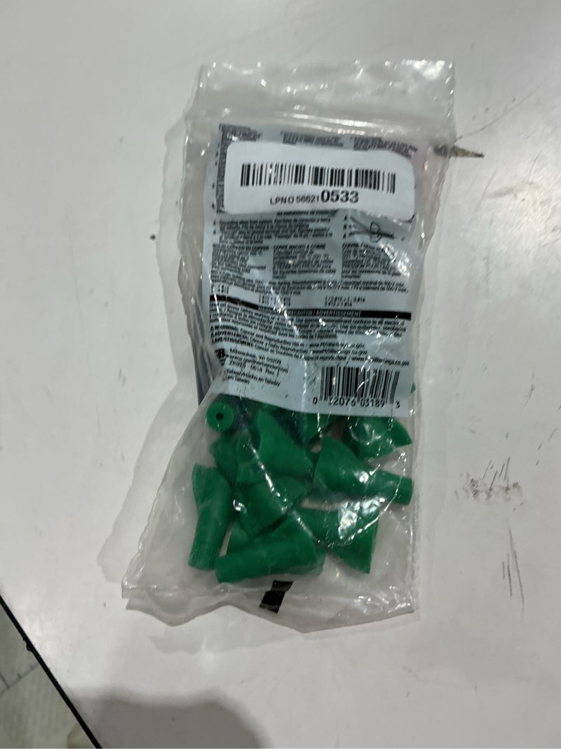 Condition photo showing Good Condition for gardner bender 10-095 greengard grounding connector, 14-10 awg, green, (100 pack) (pack of 100) 14 - 10 awg