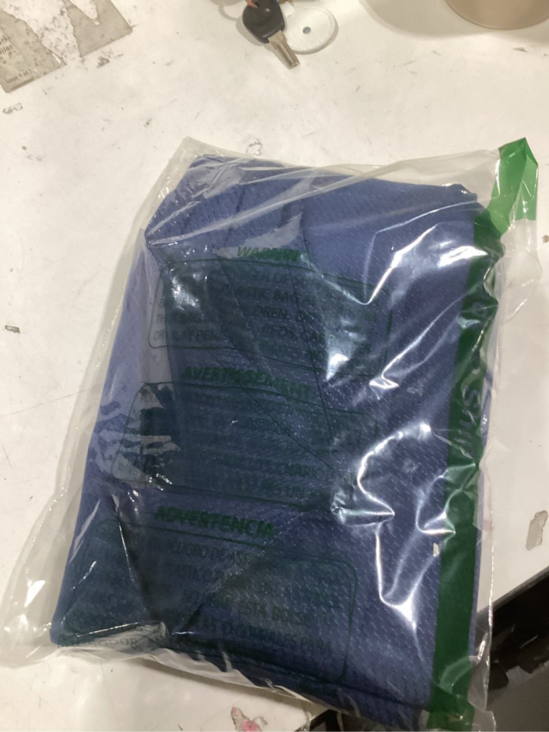 Condition photo showing Good Condition for Textured Tablecloth Rectangle Waterproof Table Cloth, Washable Table Cover Wrinkle Free Fabric Tabletop Decoration for Kitchen, Dining, Wedding, Parties, 52 x 70 Inch, Navy Blue 52" x 70" (Rectangular) Navy Blue