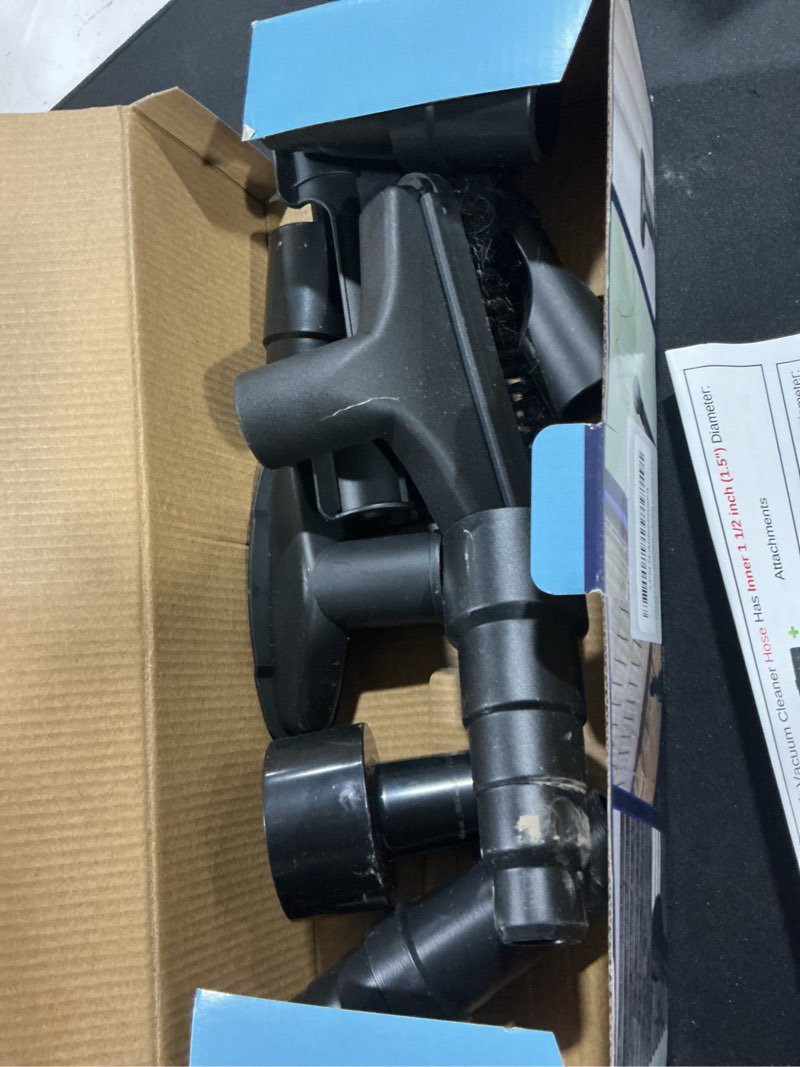 Replacement Vacuum Attachments & Brushes plus Universal Adapter Kit Compatible with Shop Vacs 2-1/4'