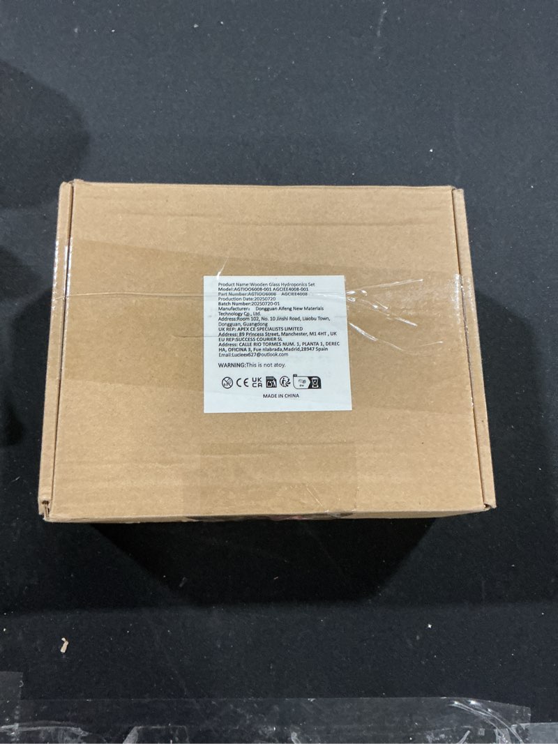 Condition photo showing Good Condition for Tigvio 2pcs Desktop Glass Plant Propagation Station with 10 Test Tubes in Wooden Stand - Hydroponic 