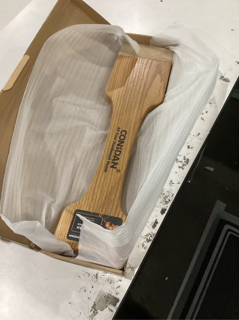 Condition photo showing New/Like New for CONSDAN Grill Scraper, Soild Oak Wooden Grill Brush, Grill Scraper for Outdoor Grill, Bristle Free Grill Scrapers, Grill Grate Cleaner Safe Wood Grill Brusher
