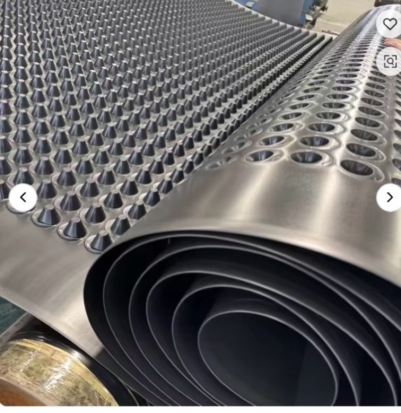  Waterproof HDPE Dimple Drain Board/drainage Sheet /dimple Drain Board for Garden Dam Park Bottom Drainage DamPro-XL 6.5’ X 46.25’ 