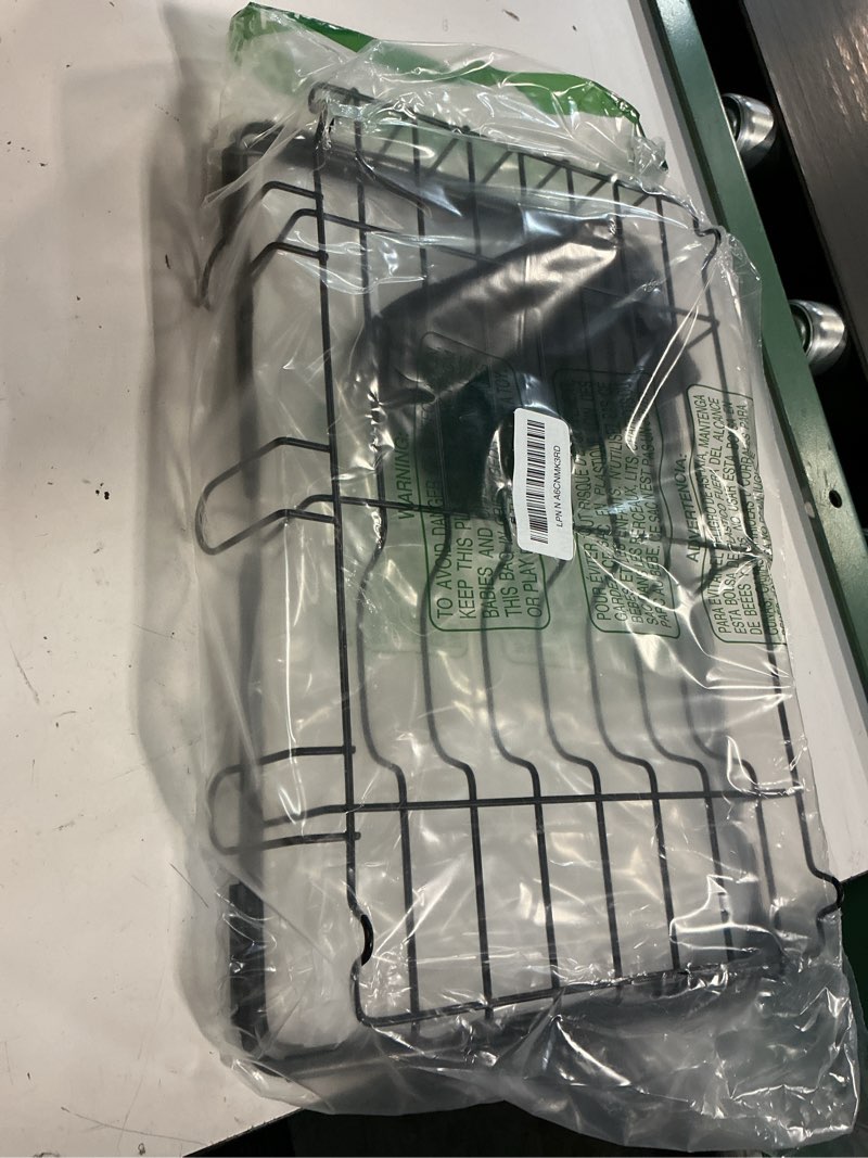 Condition photo showing Good Condition for sakugi dish drying rack in sink - expandable stainless steel dish rack over the sink, kitchen sink drain strainer with cutlery holder & cup holders, 15.4 x 9.8 x 3.0 inch, black black standard - 15.4" × 9.8" × 3"