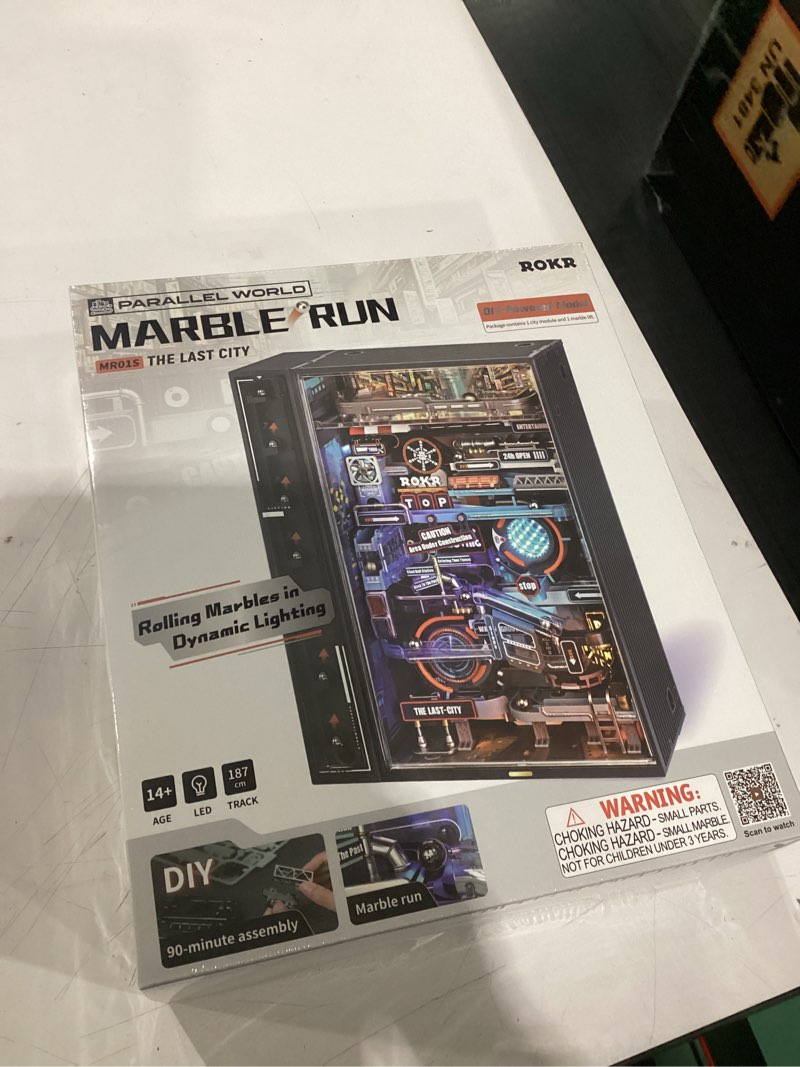 Condition photo showing New/Like New for rokr 3d puzzles building toy sets marble run model kits for adults, diy hobbies for men women (parallel world mr01s)