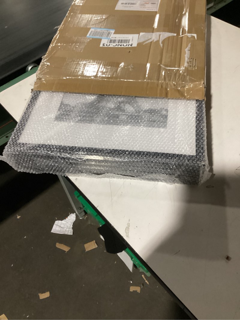 Condition photo showing New/Like New for upsimples 16x20 picture frame set of 5, display pictures 11x14 with mat or 16 x 20 without, wall gallery poster frames, black