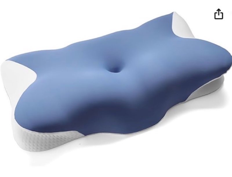 ORGAS-Wave Memory Foam Pillow, alleviates Neck Fatigue (25.6" x 14.2" x 5.1")