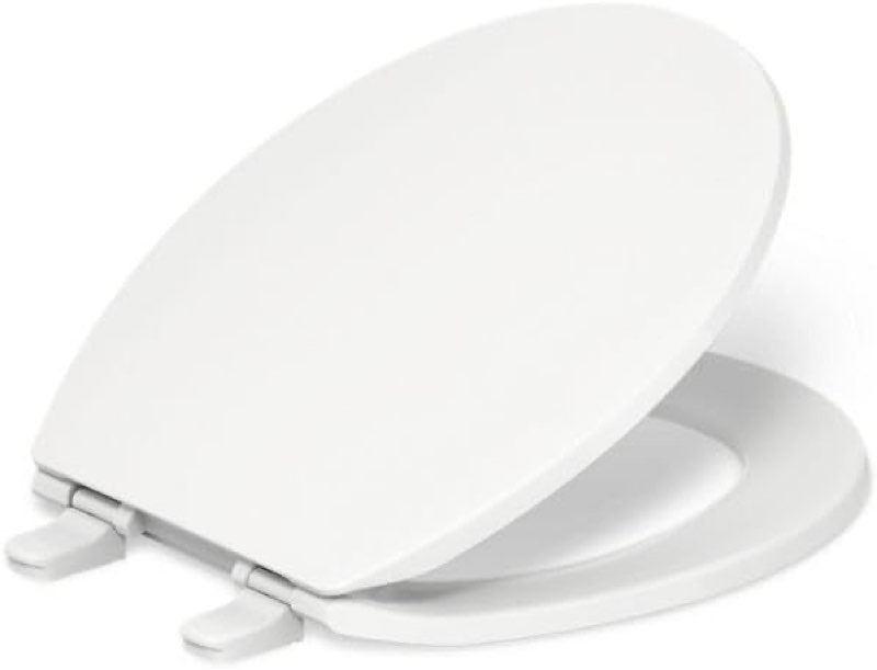 kohler brevia 4775-0 round toilet seat with advantage q2