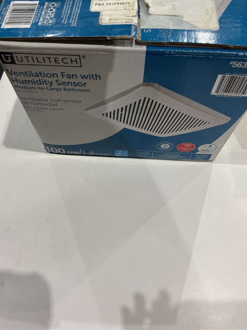 ventilation fan with humidity sensor 