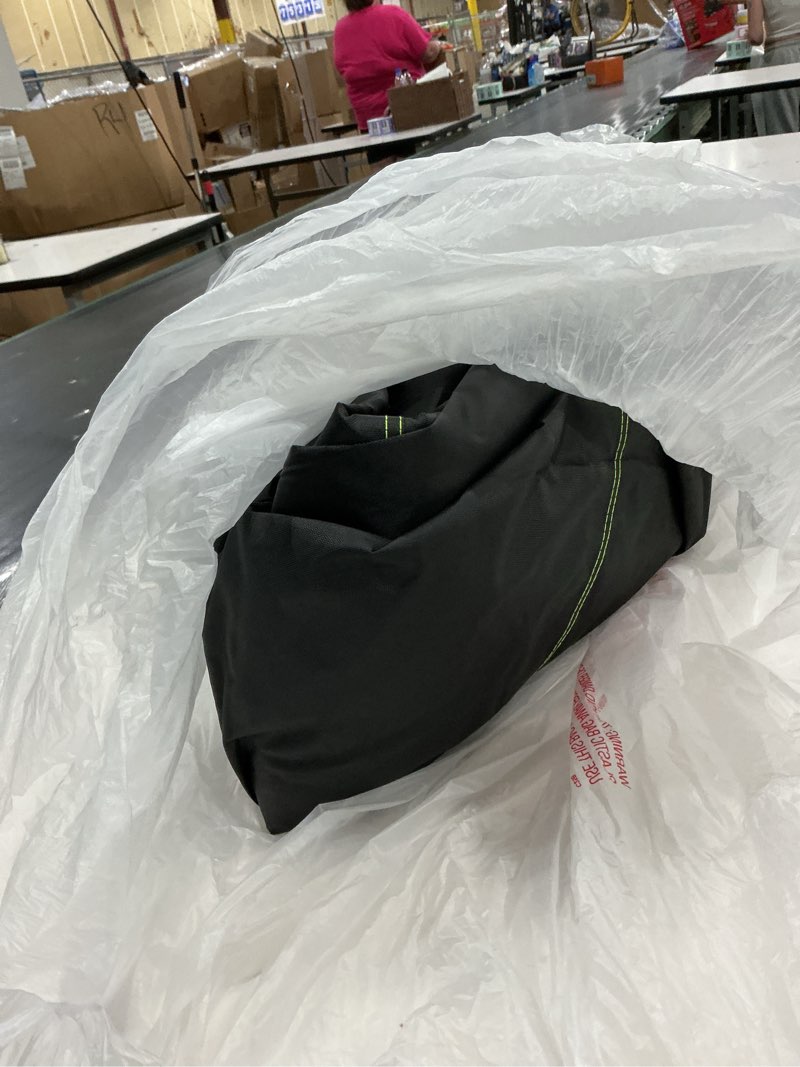 Condition photo showing As Is for uirway square hot tub cover 76 x 76 x 20 inch [2025 upgraded 600d heavy duty fabric] waterproof outdoor spa covers for hot tub, new super windproof straps, hot tub winter cover protector with anti-uv