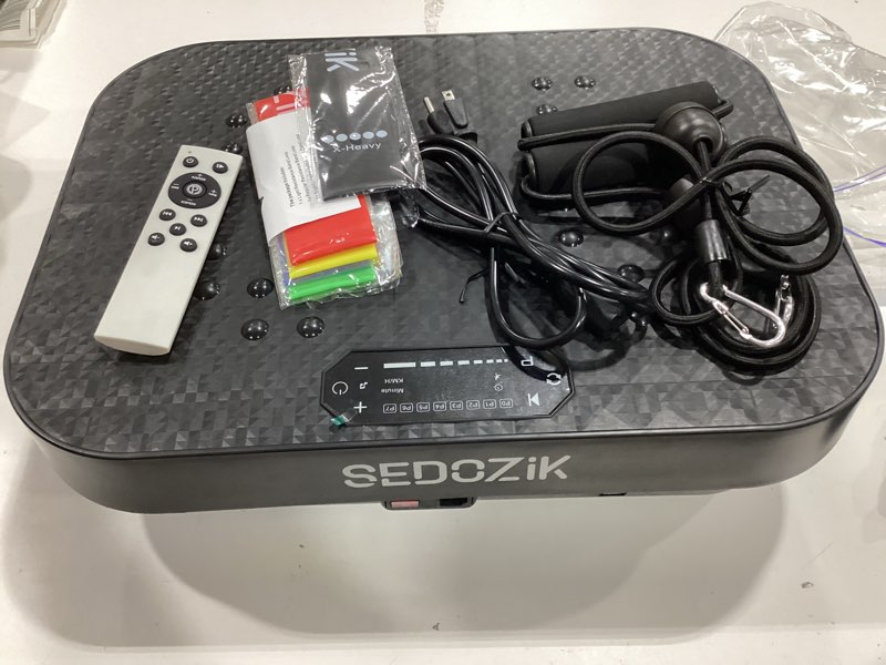 Condition photo showing Good Condition for sedozik vibration plate exercise machine, vibration plate for lymphatic drainage weight loss, 450 lbs capacity full body vibrating platform workout equipment with bluetooth for home women men