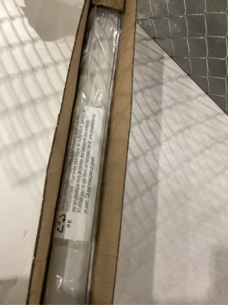 Condition photo showing New/Like New for No Drill Cordless Roman Shades for Windows No Tools Roman Shades, Blackout Fabric Blinds for Indoor Windows, UV Protection, Privacy, Thermal Insulation Roman Blinds, Easy to Install 33"W x 64"H White
