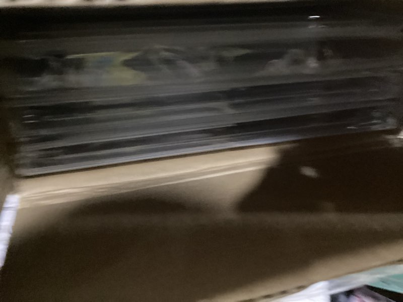 Condition photo showing As Is for 4 Pack Shoe Storage Bins, Thicken & Sturdy Clear Shoe Storage Organizer with Magnetic Door, Stackable Boxes for Closet, Foldable Space-Saving Shoe Rack for Sneaker Boot Container