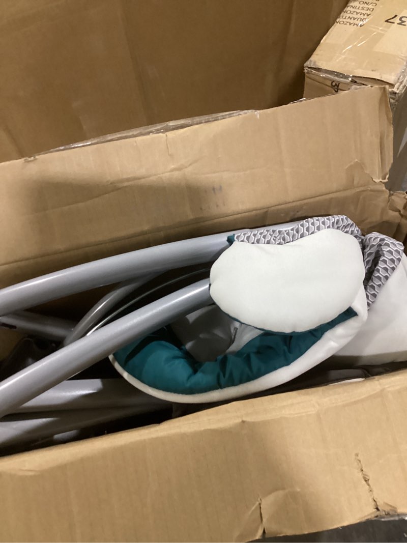 Condition photo showing Good Condition for graco duetsoothe swing and rocker with removable swing seat and 6 swinging speeds for toddler swing seat and swing chair sapphire