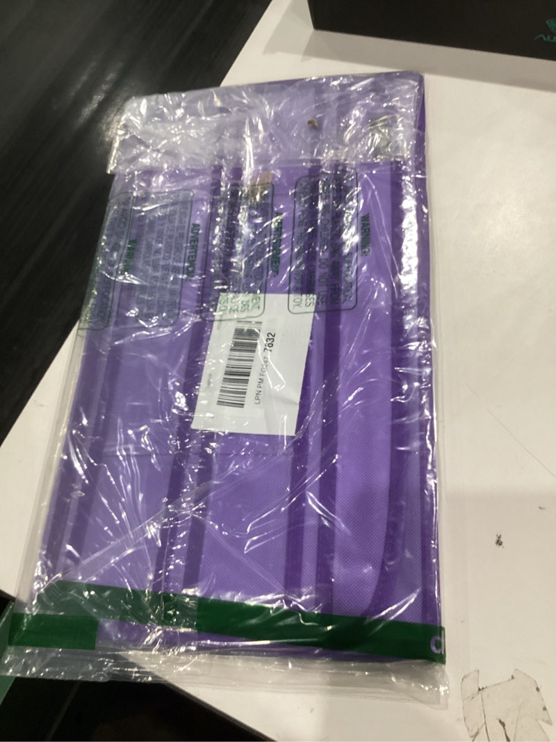 Condition photo showing New/Like New for 80 Pockets Hanging Jewelry Organizer for Holding Jewelries Dual-Sided Accessory Display Holder for Earrings Bracelets Rings (80 Pockets-Purple)