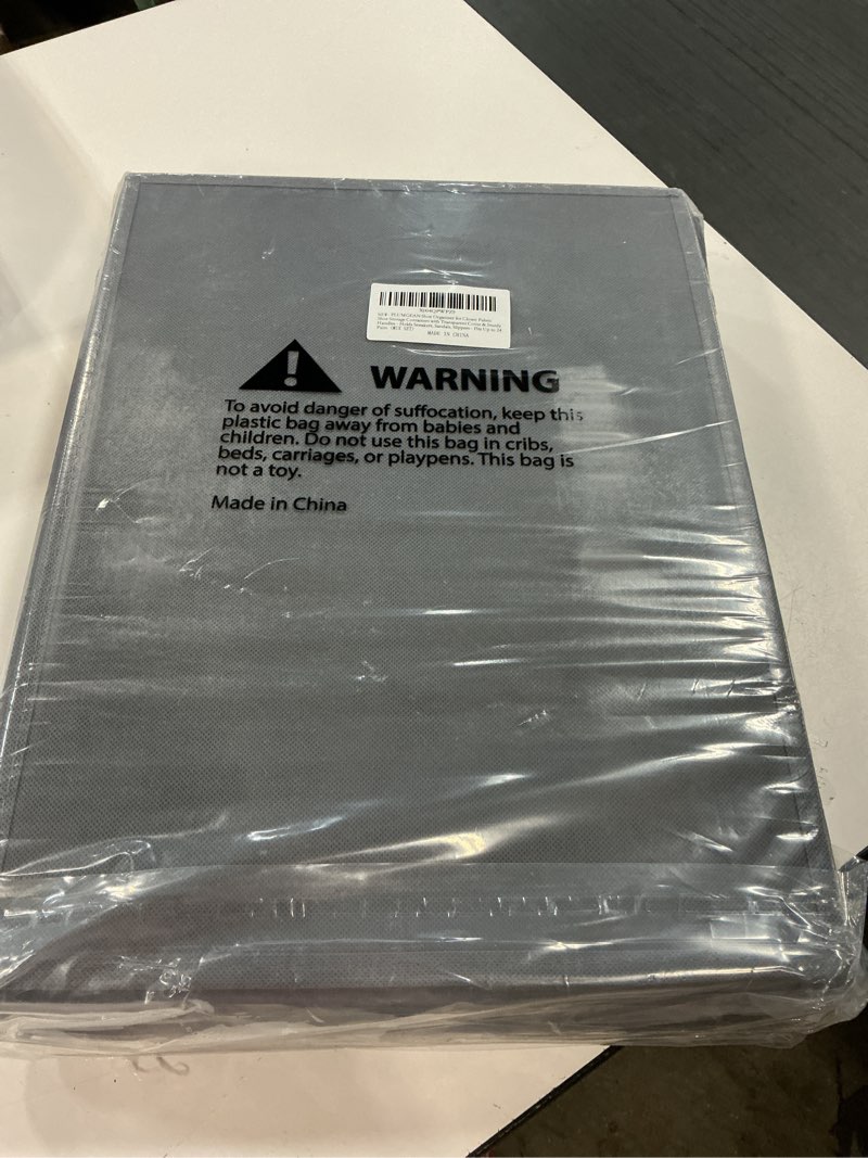 Condition photo showing New/Like New for Shoe Organizer for Closet (2-Pack:16+24-Cell) | Large Collapsible Fabric Cube Storage Boxes w/Clear Cover | Fits up to 20-40 Pairs Sandals/Sneakers | Space-Saving for Bedroom & Small Spaces 16 & 24 Compartments (Mixed Set) 2.0