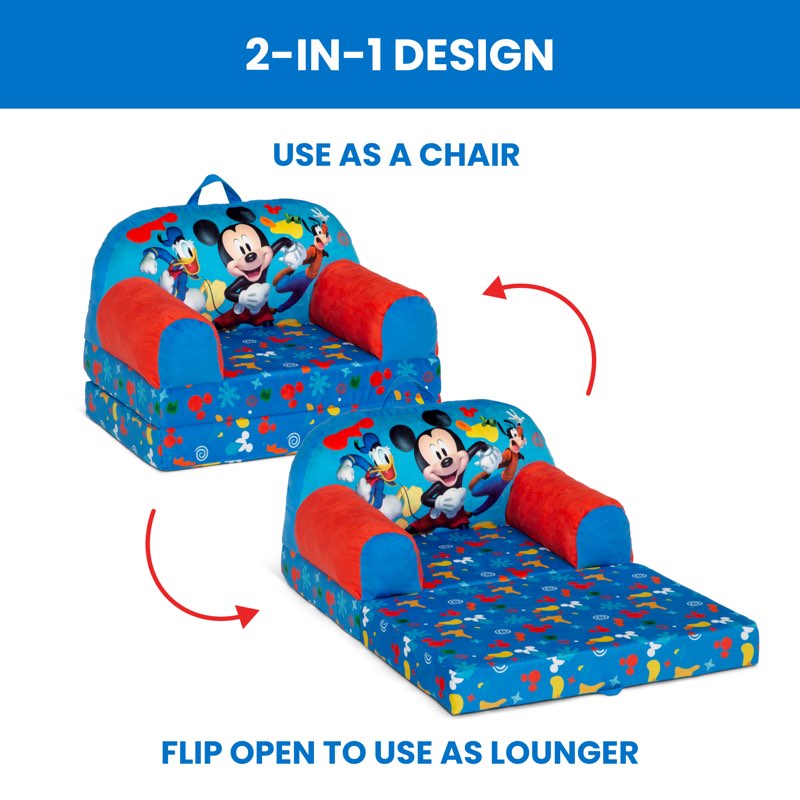 Convertible 2-in-1 Flip Out Chair