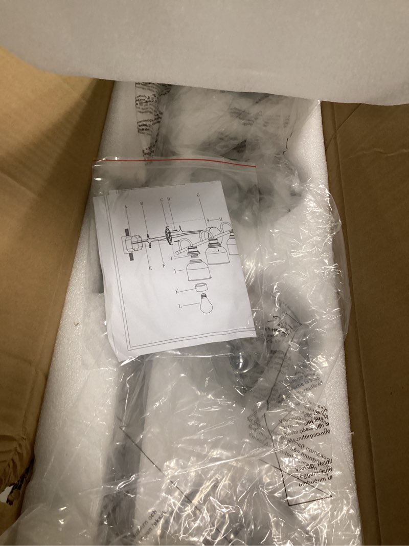 X004TP1XZT Bathroom Light F...m, Attic, Cellar Corridor 2413-4lights-Chrome MADE IN CHINA