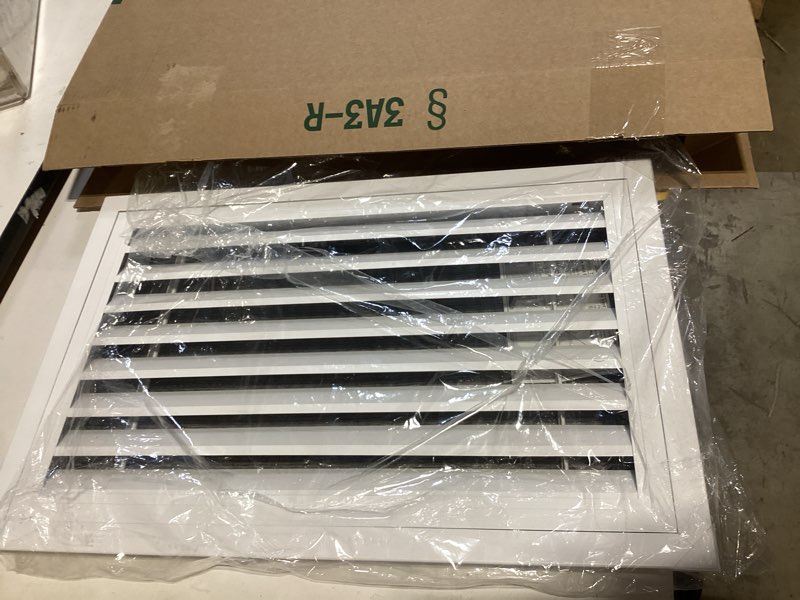 24"*16" gable vent,aluminum alloy wall vent shed vents,with removable strainer and 180 degree opening angle.ideal for attic,shed,garage,play house,coop.[inside dimensions:22"w x 14"h]-white 1 pack