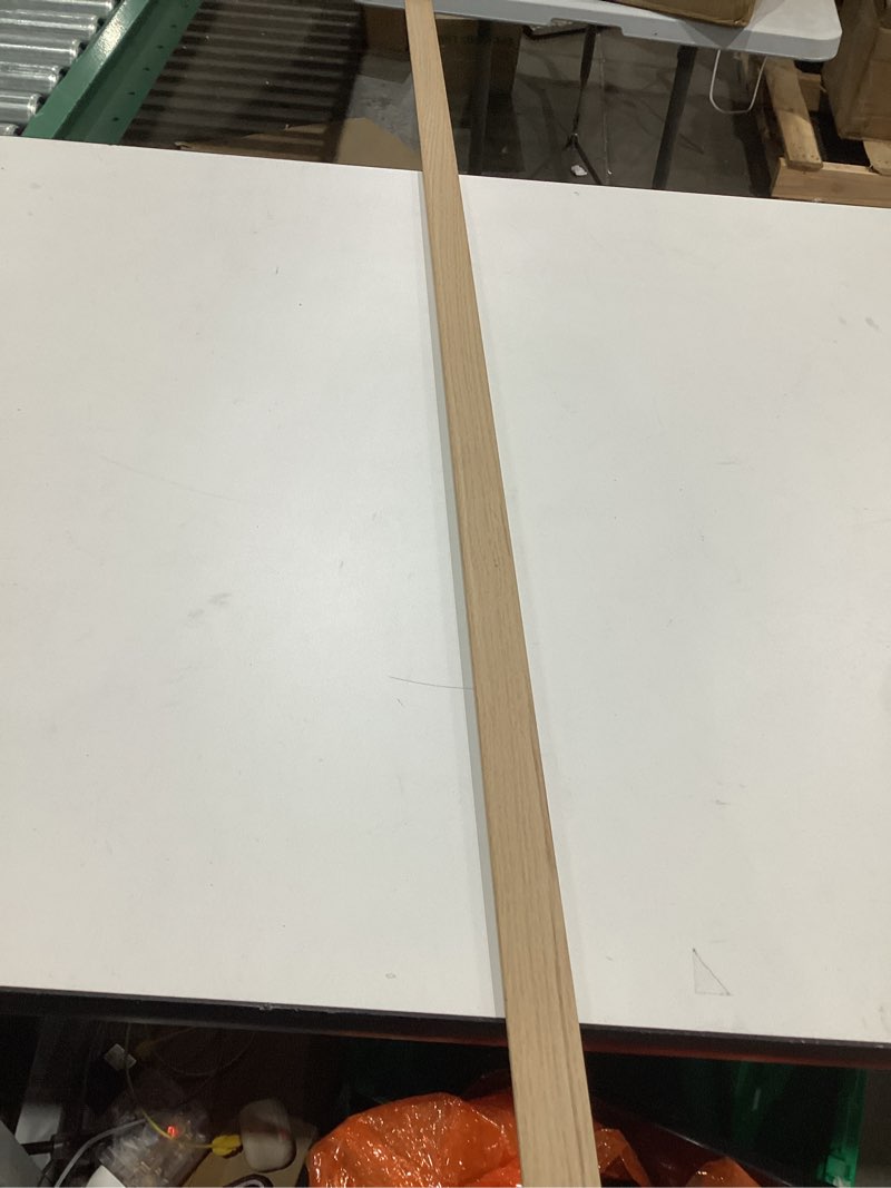 A&A Surfaces Dula Ash Oak 0.37 in. T x 1.24 in. W x 78 in. L Luxury T-Molding Trim VTWCORASH-T