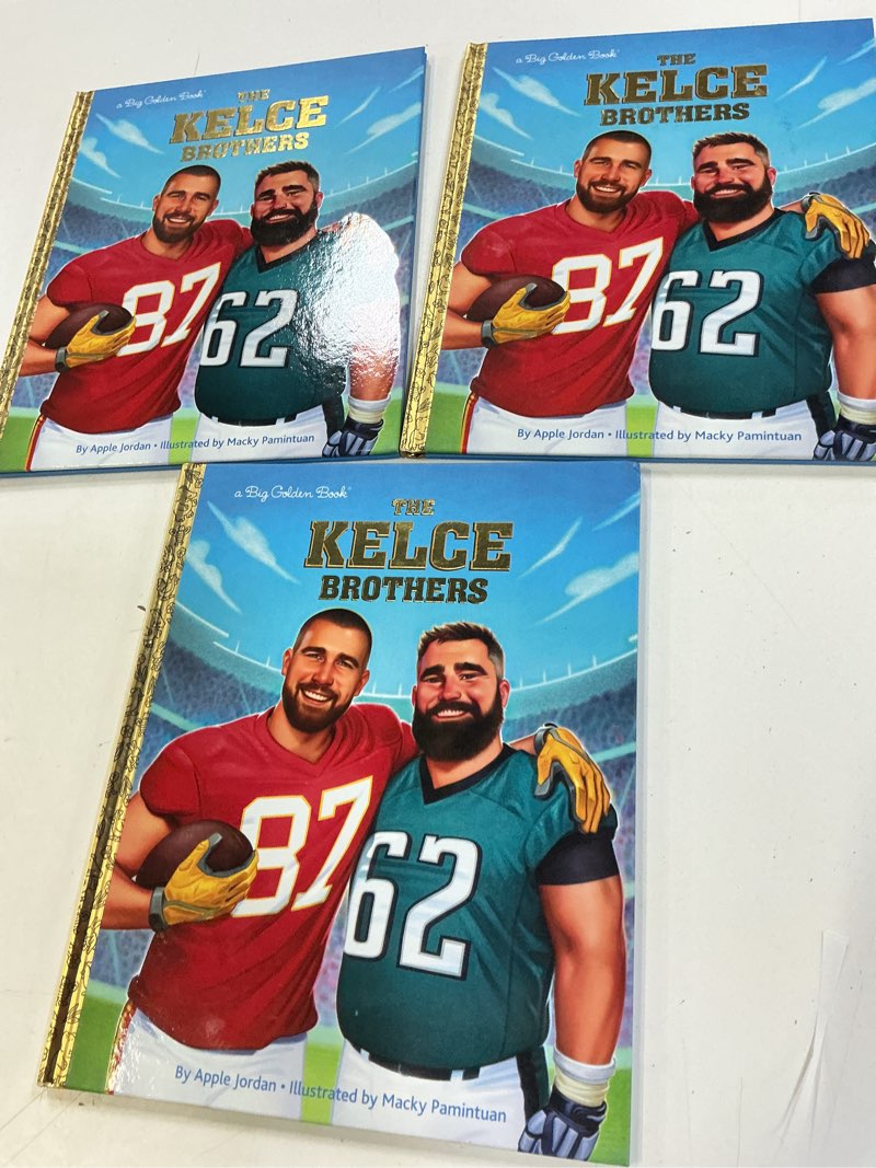 Condition photo showing Good Condition for i am kelce brothers big golden book, walmart exclusive(pack of 3)