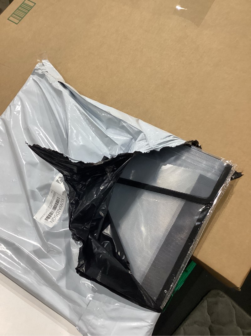 Condition photo showing Good Condition for 11 x 17 inch expandable tabloid size document folder with label a3 plastic folders for documents expanding file wallet envelope size (3, black) black 3