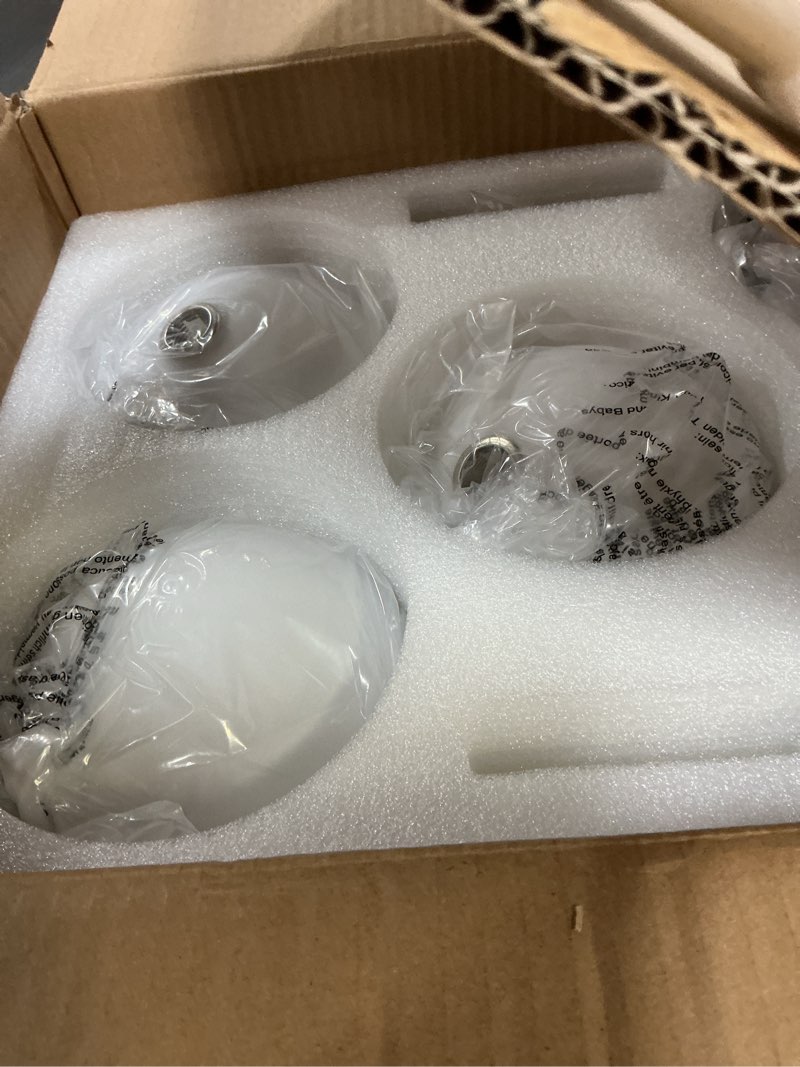 Condition photo showing Good Condition for contemporary gold ceiling light 5-light glass globe lights mid century modern sputnik chandelier for dining room kitchen bedroom lighting fixture a gold-white