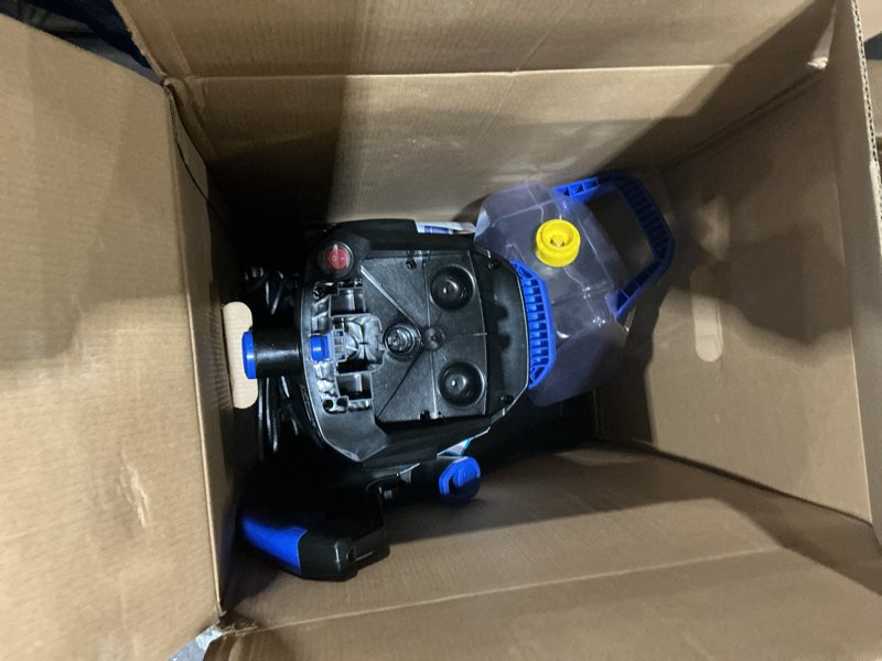 Condition photo showing As Is for bissell turboclean pet xl upright carpet cleaner, upholstery tough stain tool & formula included, 3746