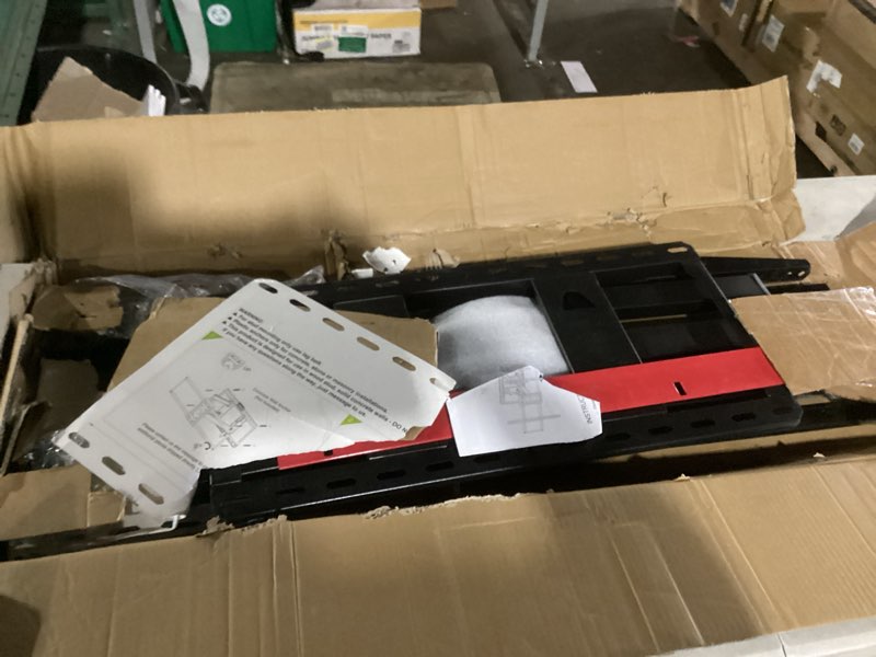 Condition photo showing Good Condition for usx mount heavy duty full motion tv wall mount for 60-120 inch tvs, holds 220lbs, 28" extension wall bracket, preassembled tv mount for 65" 75" 85" 90" 98" 100", max vesa 900x600mm, fits 12-24" studs