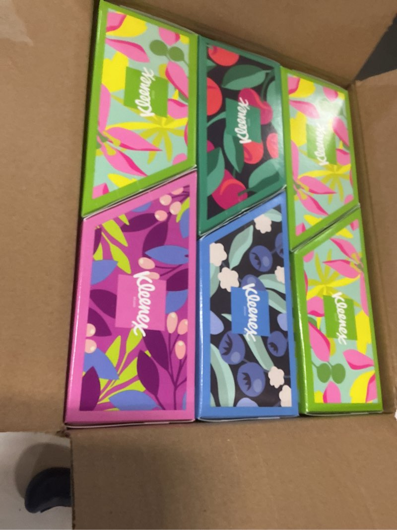 Condition photo showing New/Like New for Kleenex Disposable Paper Hand Towels, 6 Boxes, 60 Tissues per Box (360 Total Tissues), Packaging May Vary 60 Towels (Pack of 6) White