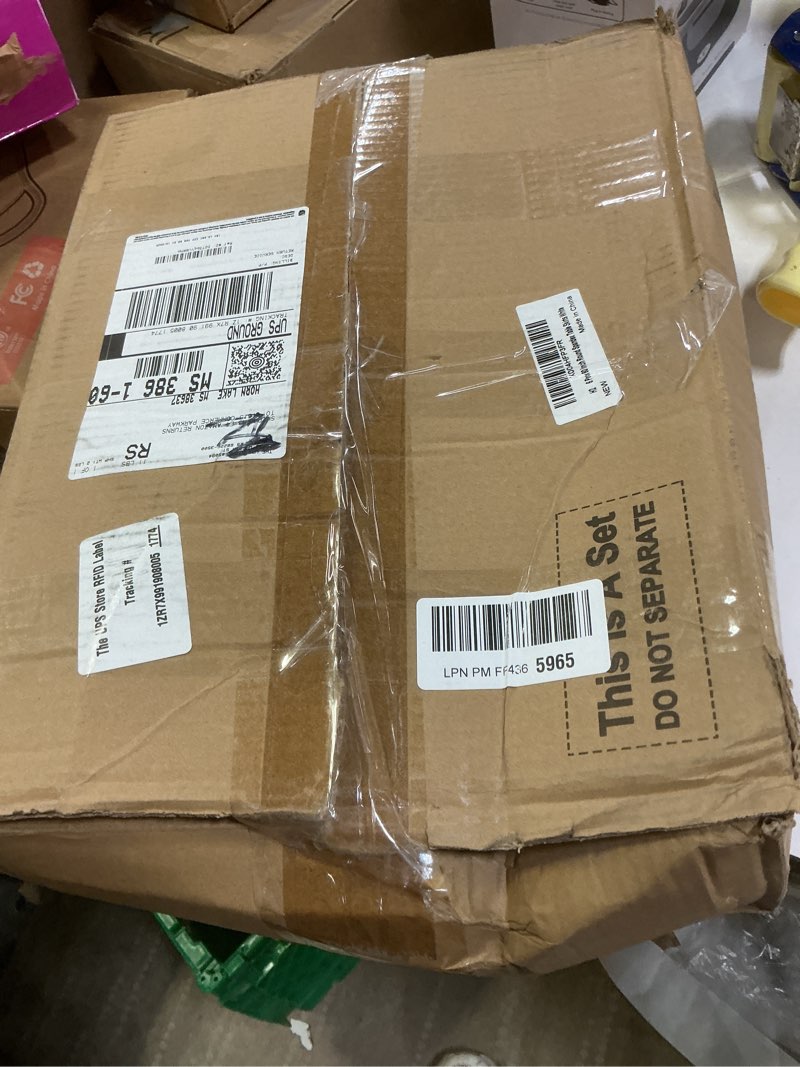 Condition photo showing New/Like New for HolidayIdeas White Spandex Round Tablecloths for 60in Wedding Table, 5ft Fitted Stretch Table Skirts 120 Inch, Wrinkle-Free Ruffle Design Tablecloths for Banquets,Trade Shows, Parties, Events, 6 Pack White 60R Inch| 6 Pack