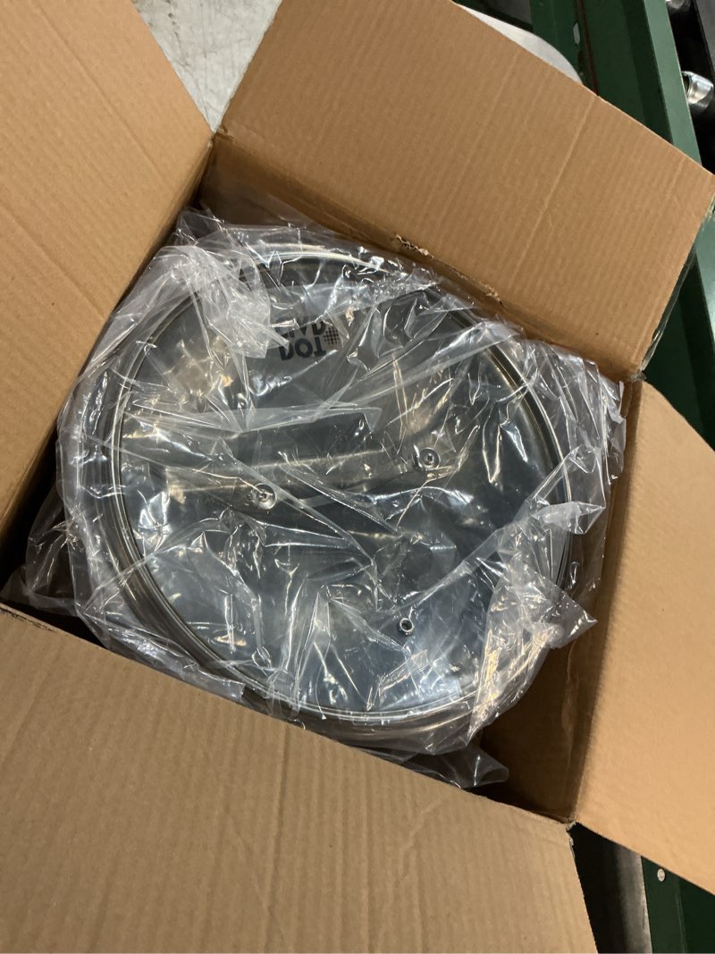 Condition photo showing Good Condition for dotclad wok pan,hybrid 12 inch wok with lid, pfoa free cookware,non stick stainless steel woks & stir-fry pans nonstick, dishwasher and oven safe, works on induction 12 inch wok+lid