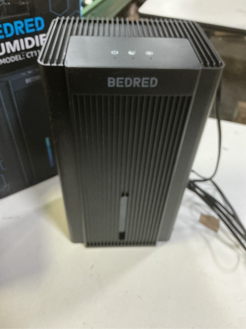 Condition photo showing Good Condition for Dehumidifier,95OZ Dehumidifier for Home 1000 Sq.Ft - Quiet with Auto Shut Off & Relaxing 7 Color Ambient Light,Ideal for Livingroom, Bedroom, Basement(Black)