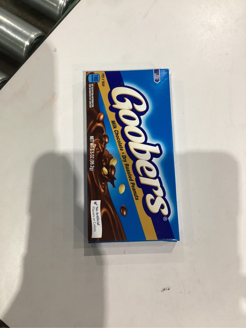 Condition photo showing New/Like New for Goobers Chocolate Theater Box, 3.5 oz