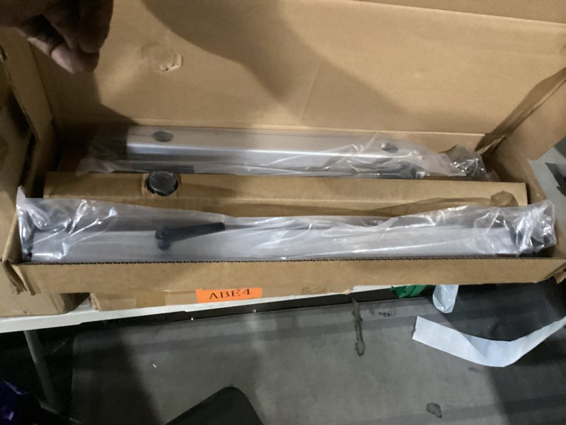 Condition photo showing Good Condition for adjustable rv table leg, lagoon table height adjustable bracket aluminum alloy 360 degree rotation, removable pullout desk leg for rv yacht, stable structure (silver)