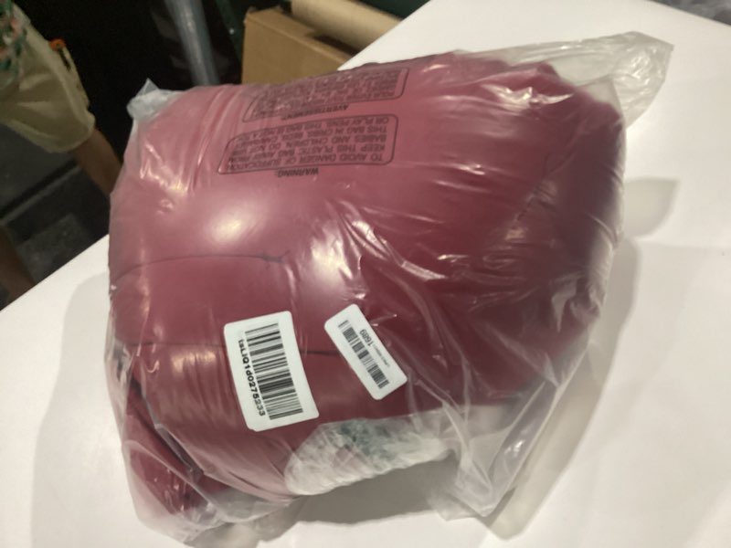 Condition photo showing Good Condition for muxhomo 7 pieces queen comforter set, soft bed in a bag queen size, all season bedding set with comforter, flat sheet, fitted sheet, pillowcases & shams, burgundy & rose gold queen(88"x 88") burgundy/rose gold